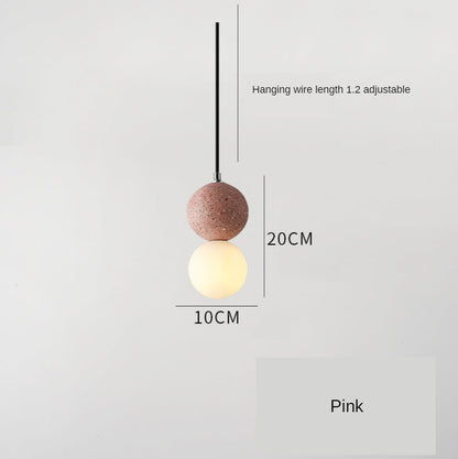 Cement Terrazzo Small Chandelier