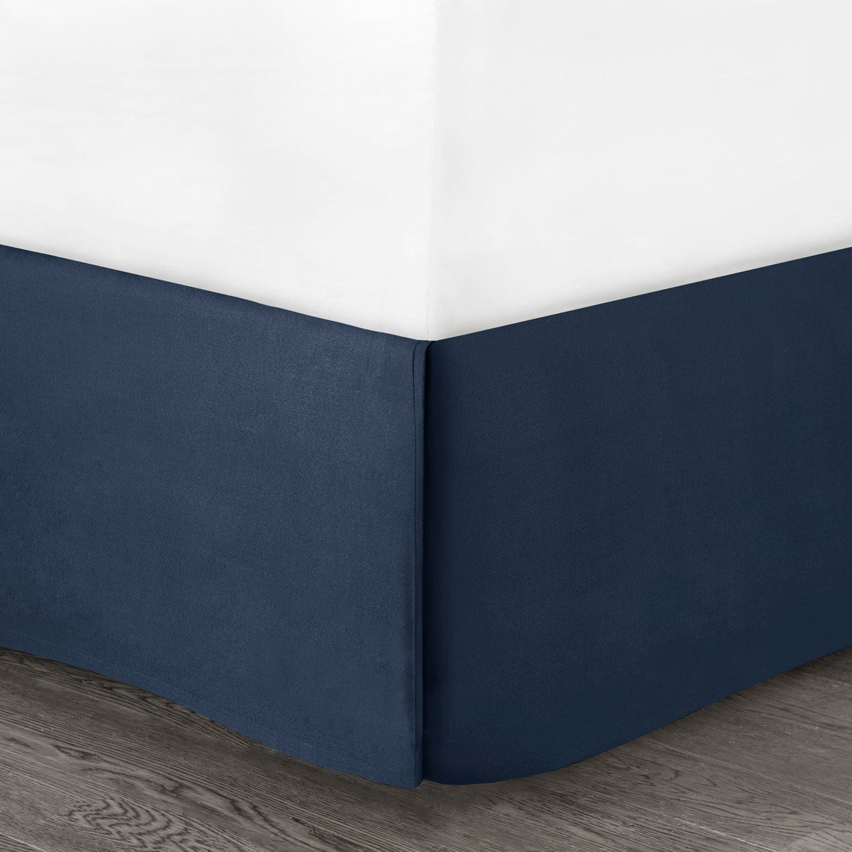 Navy Seersucker Comforter Set with Hypoallergenic Filling - King