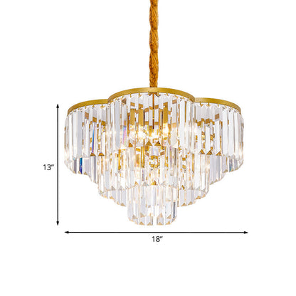 Enchanting Modern Gold Chandelier | Dining Room Lighting