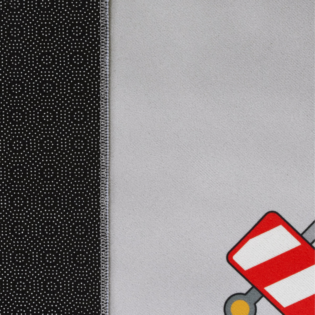 Kids Play-Mat Bob Construction Site with Trucks &amp; Cranes in Grey