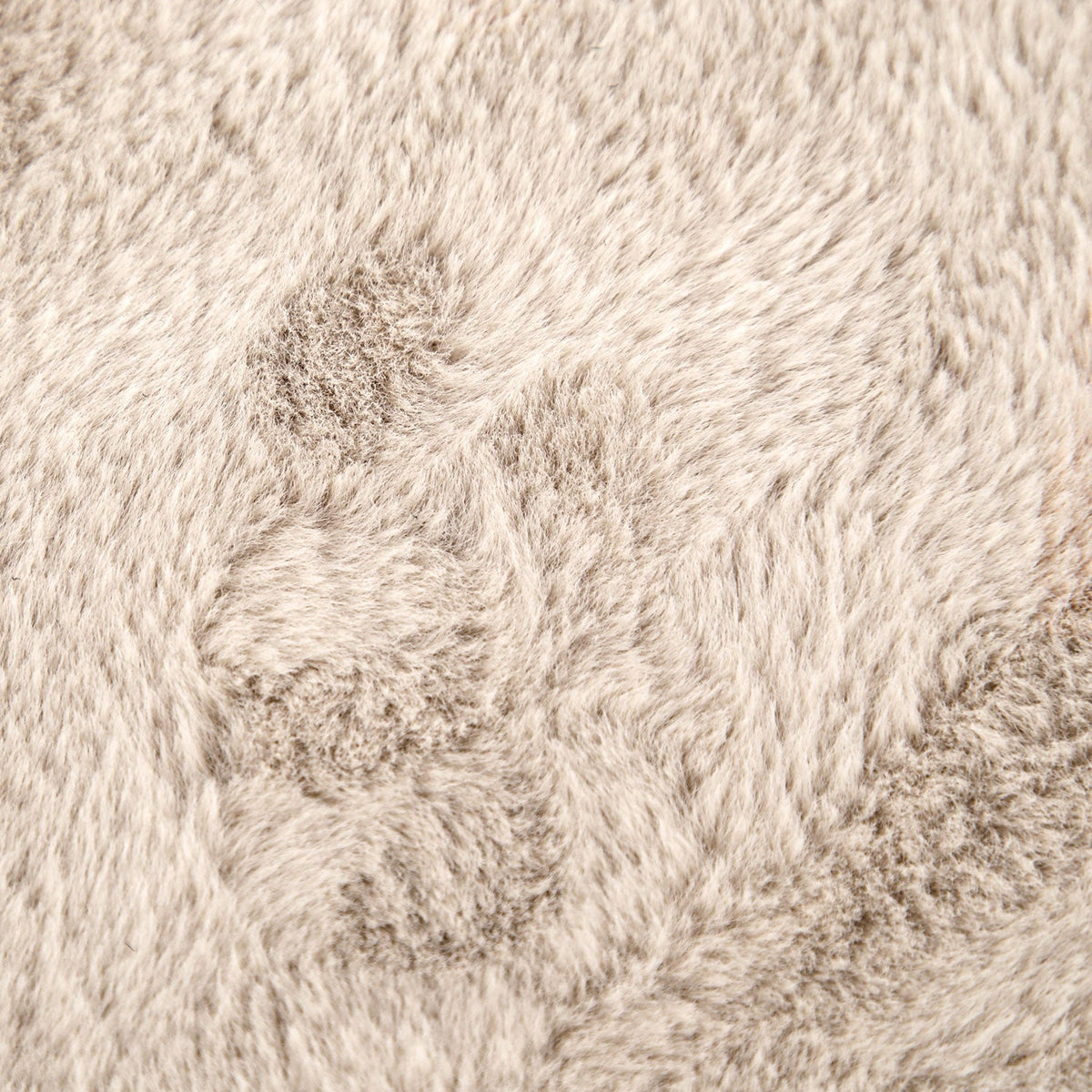 Soft Area Rug with Anti-Slip Backing Washable - Dark Beige