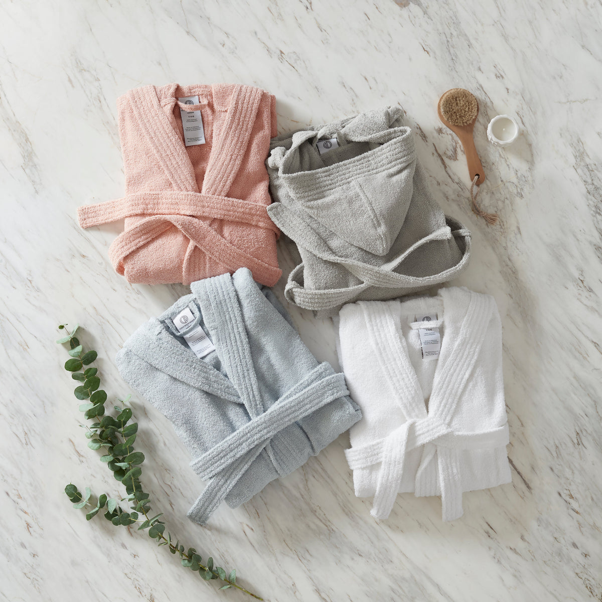 Clean Design Home® Terry Hood Robe-Youth