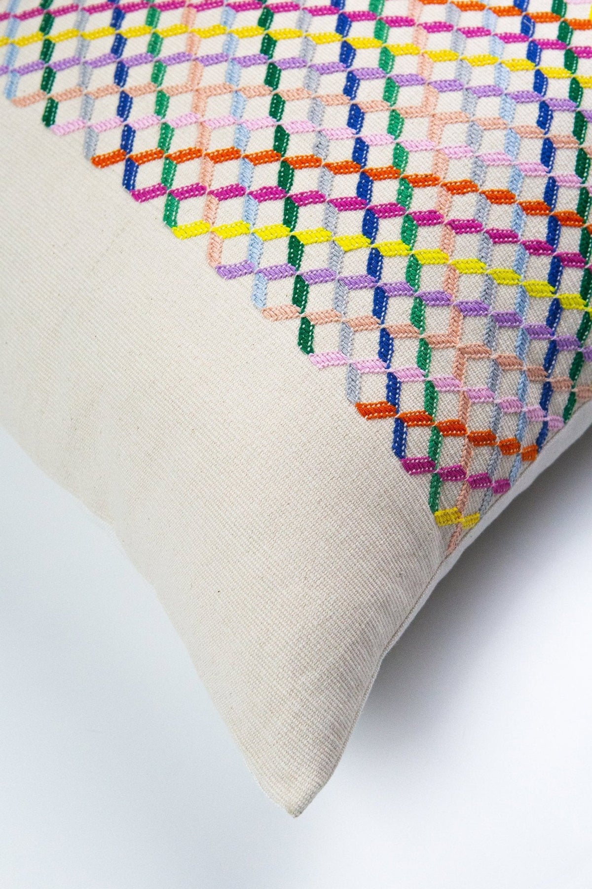 Cotzal Rainbow Brocade Pillows