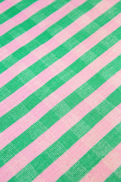 Archive NY Flora Stripe Ruffle Pillow