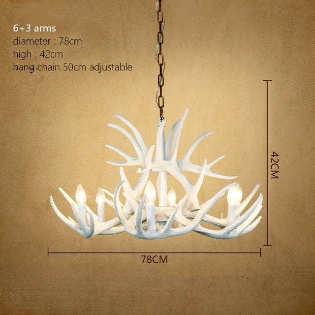 Rustic Industrial Chandelier | Hotel &amp; Villa Home Lighting