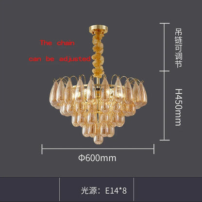 Postmodern LED Chandelier | Modern Dining Room Lighting