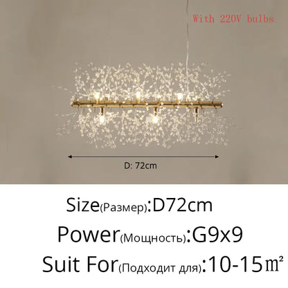 LED Nordic Modern Chandelier | Dining Room Home Lighting