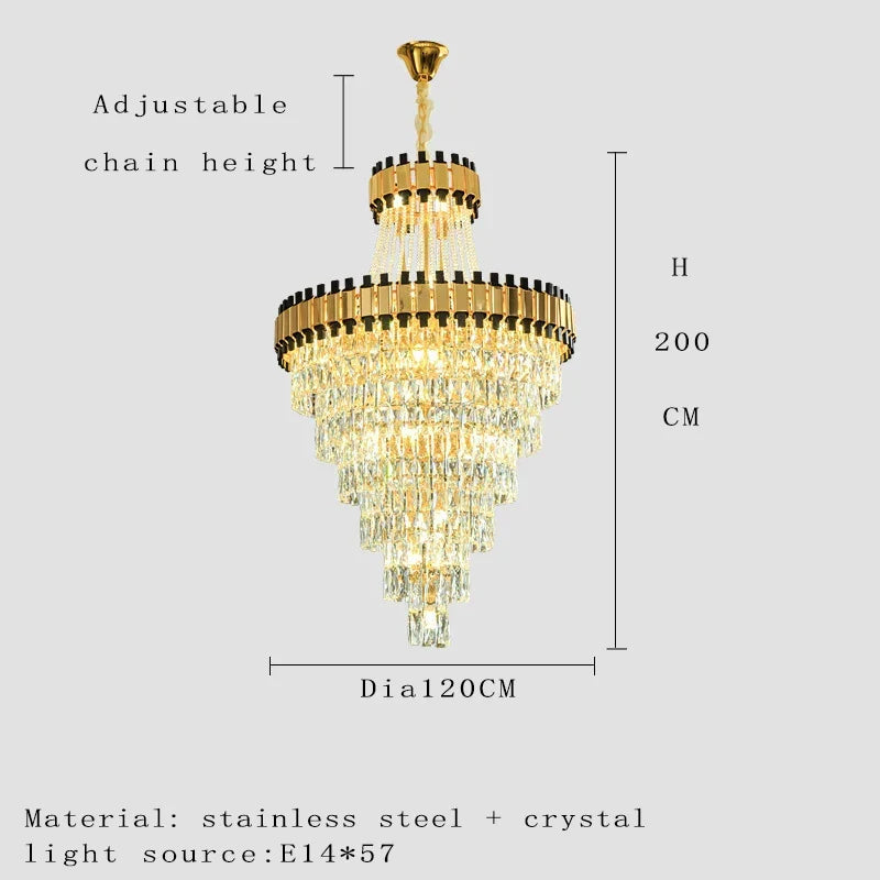 Duplex Modern Chandelier | Living Room &amp; Lounge Lighting