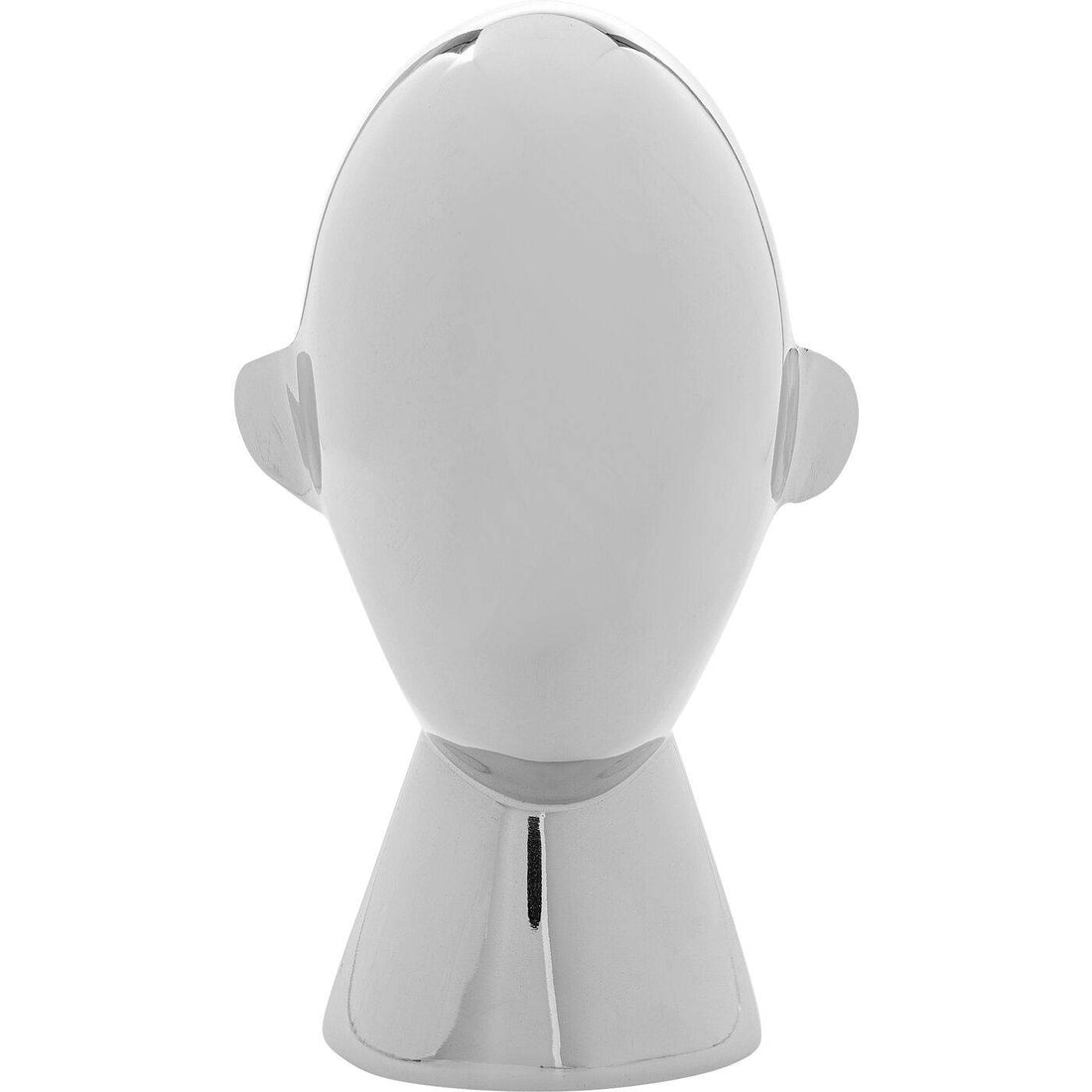 Deco Object Abstract Face Silver 22cm