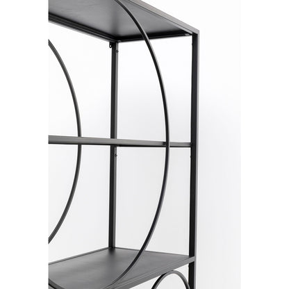 Shelf Circle Black 100x200cm