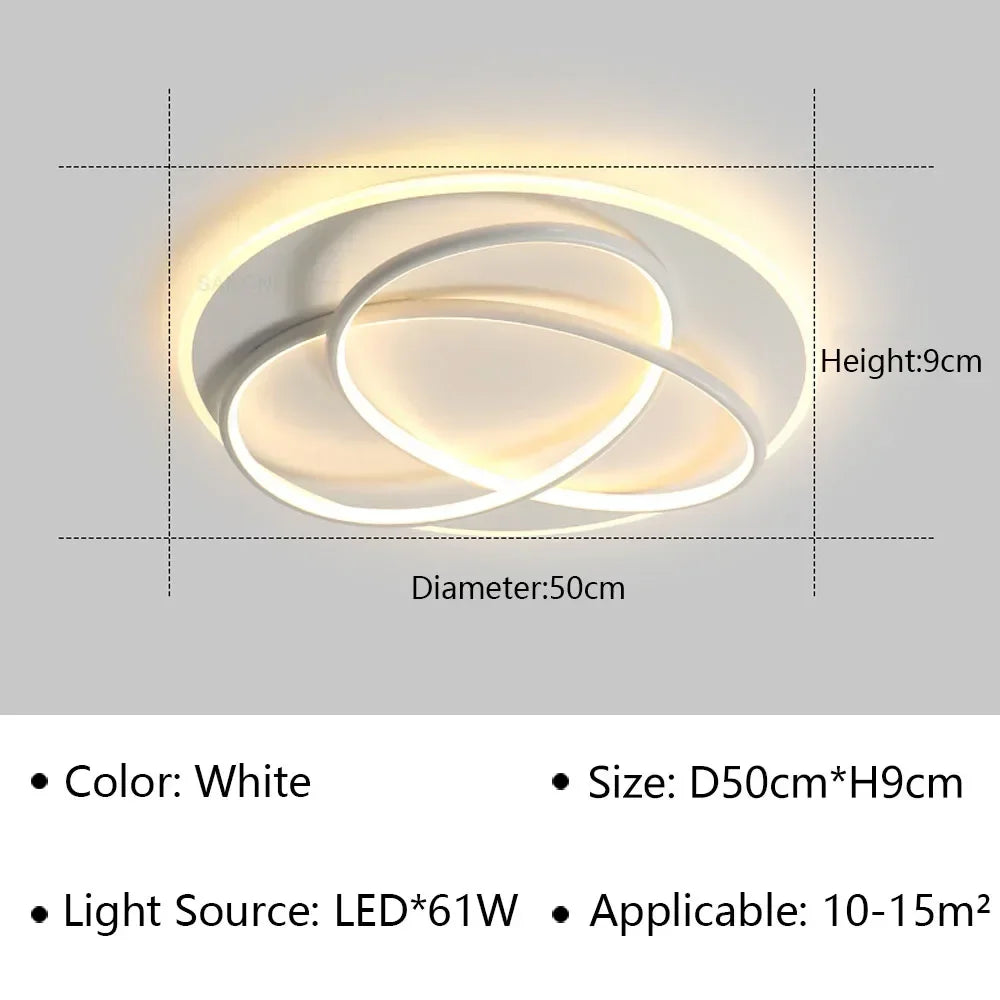 LED Modern Flush Mount Light | Dining Room Home Lighting
