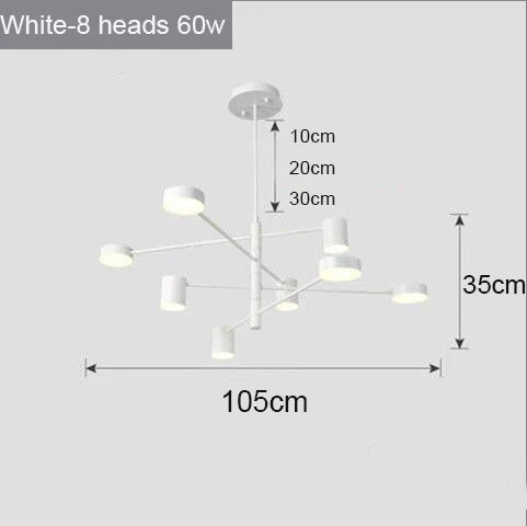 Soren LED Chandelier | Modern Dining Room Lighting