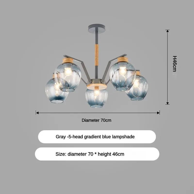 LED Magic Bean Chandelier | Modern Dining Room Lighting