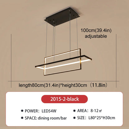 Vega LED Chandelier | Modern Dining Room Home Lighting