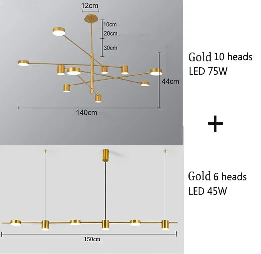 Soren LED Chandelier | Modern Dining Room Lighting