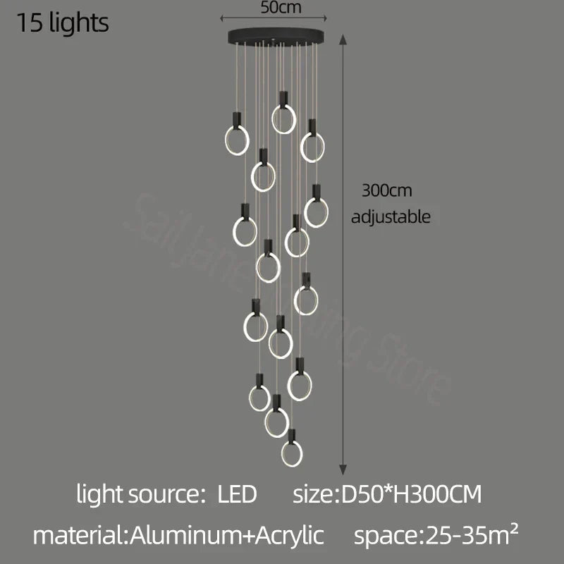 Elegant LED Chandelier | Living Room &amp; Lounge Lighting