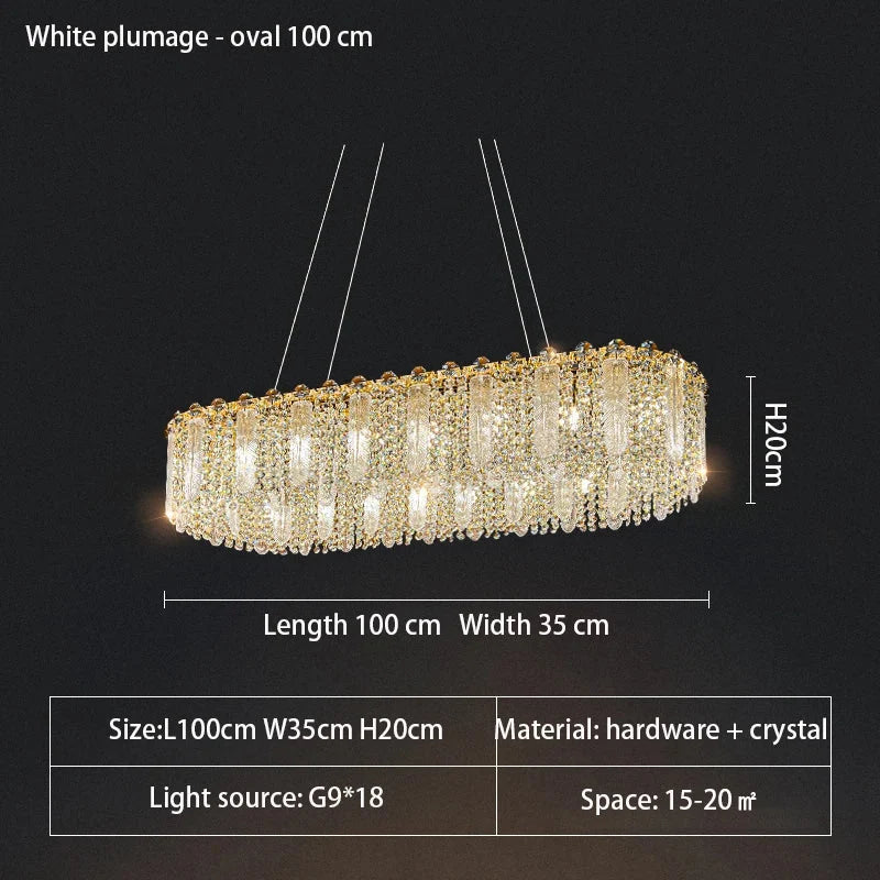 Elegant Crystal Chandelier | Bedroom &amp; Bedside Lighting