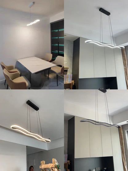 Sleek Nordic Modern Chandelier | Dining Room Home Lighting