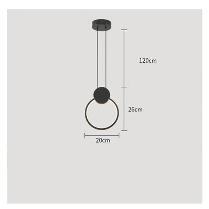 LED Minimalist Signature Chandelier | Dining Room Lighting