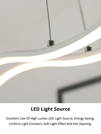 Sleek Nordic Modern Chandelier | Dining Room Home Lighting
