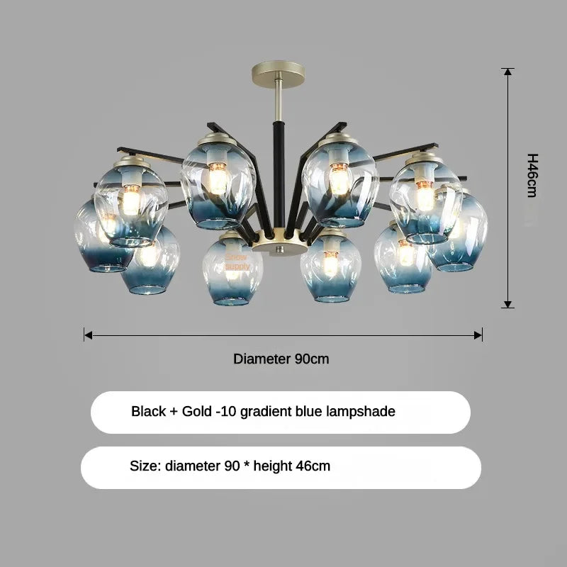 LED Magic Bean Chandelier | Modern Dining Room Lighting