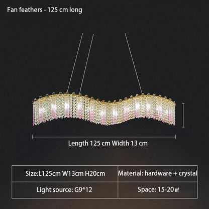 Elegant Crystal Chandelier | Bedroom &amp; Bedside Lighting
