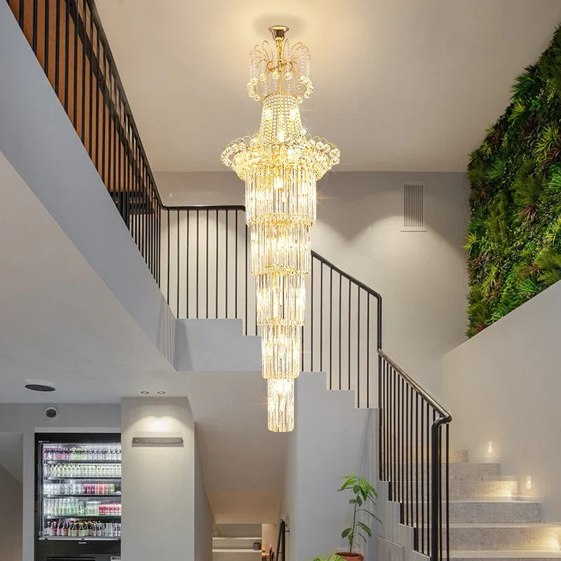 Gold Chandelier | Modern Hallway &amp; Entry Home Lighting