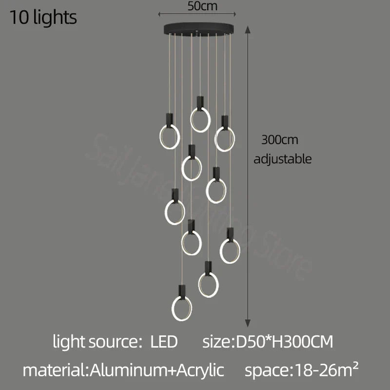 Elegant LED Chandelier | Living Room &amp; Lounge Lighting
