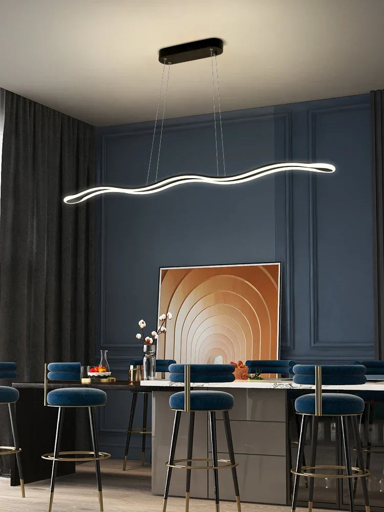 Sleek Nordic Modern Chandelier | Dining Room Home Lighting
