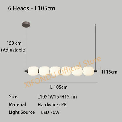 Nordic Modern Chandelier | Modern Dining Room Lighting