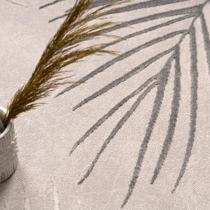 Area Rug Tuana with Elegant Palm Tree Design