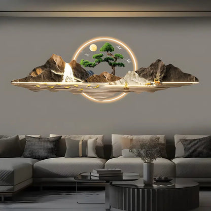 Acrylic LED Wall Art Light | Modern Interior Home Lighting