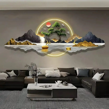 Acrylic LED Wall Art Light | Modern Interior Home Lighting