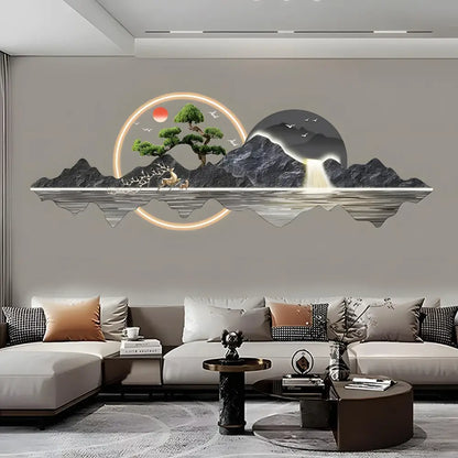 Acrylic LED Wall Art Light | Modern Interior Home Lighting