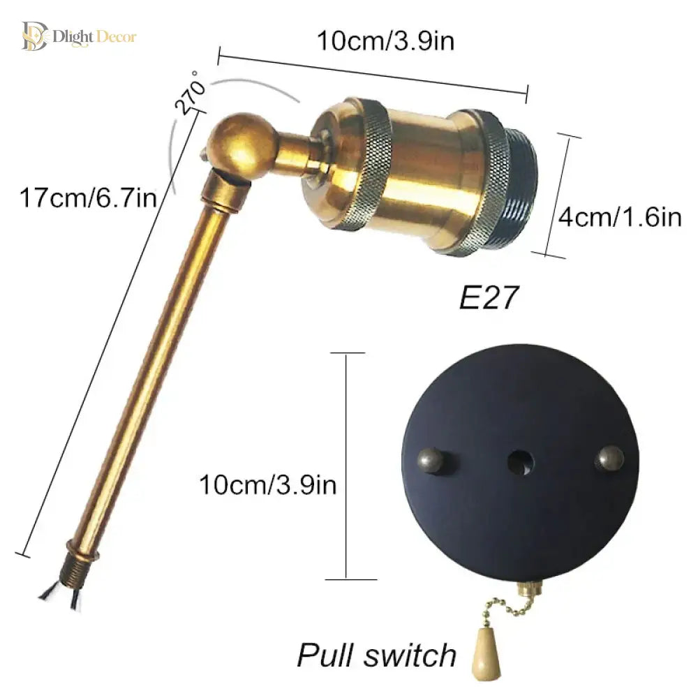 Adjustable Wall Sconce | Bedroom &amp; Hallway Home Lighting