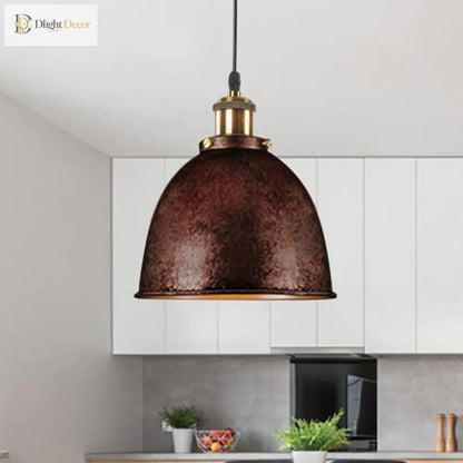 Antique 1-Light Dome Pendant Light | Dining Room Lighting