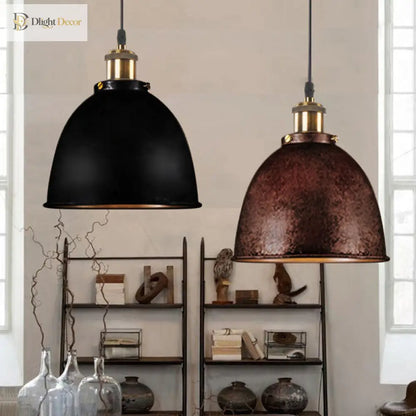 Antique 1-Light Dome Pendant Light | Dining Room Lighting