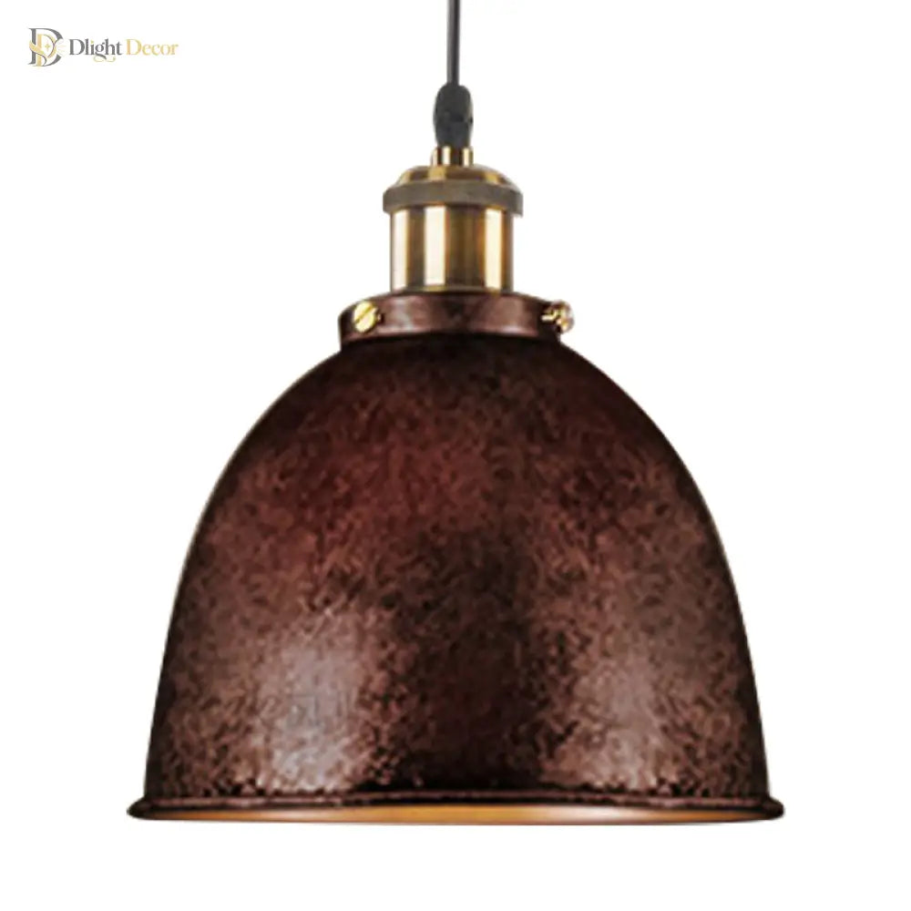 Antique 1-Light Dome Pendant Light | Dining Room Lighting