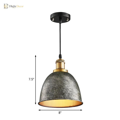 Antique 1-Light Dome Pendant Light | Dining Room Lighting