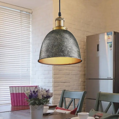 Antique 1-Light Dome Pendant Light | Dining Room Lighting