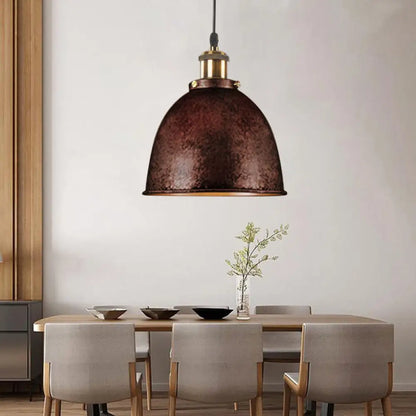 Antique 1-Light Dome Pendant Light | Dining Room Lighting