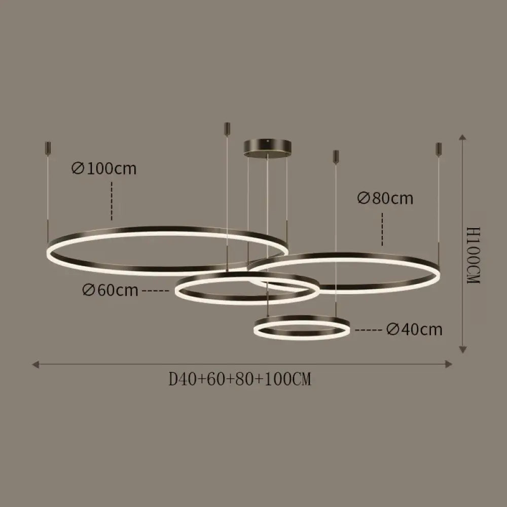 Aria LED Nordic Modern Chandelier | Dining Room Lighting