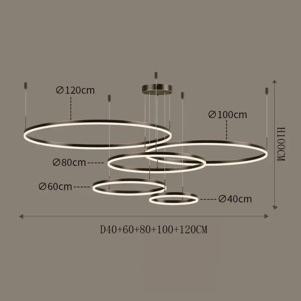 Aria LED Nordic Modern Chandelier | Dining Room Lighting