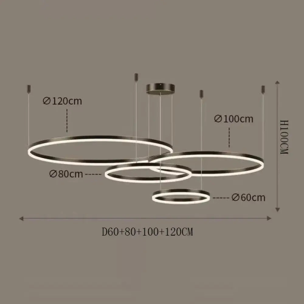 Aria LED Nordic Modern Chandelier | Dining Room Lighting