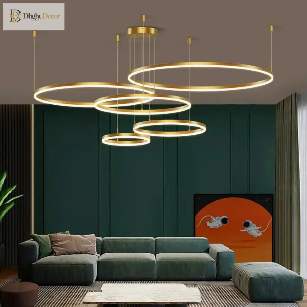Aria LED Nordic Modern Chandelier | Dining Room Lighting