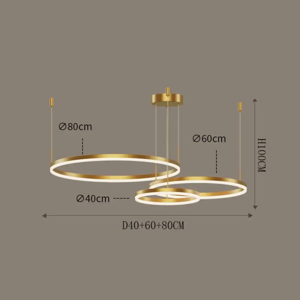 Aria LED Nordic Modern Chandelier | Dining Room Lighting