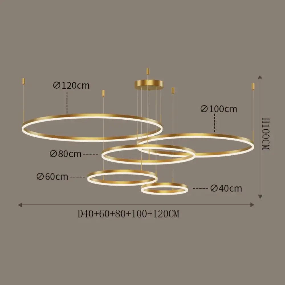 Aria LED Nordic Modern Chandelier | Dining Room Lighting