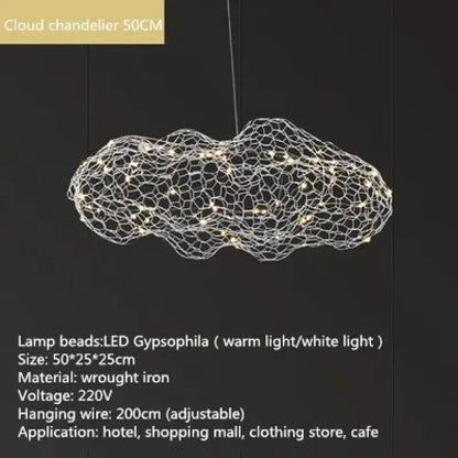 Art Cloud Chandelier | Modern Bedroom &amp; Bedside Lighting