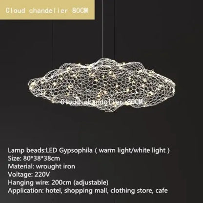 Art Cloud Chandelier | Modern Bedroom &amp; Bedside Lighting
