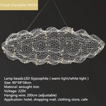 Art Cloud Chandelier | Modern Bedroom &amp; Bedside Lighting